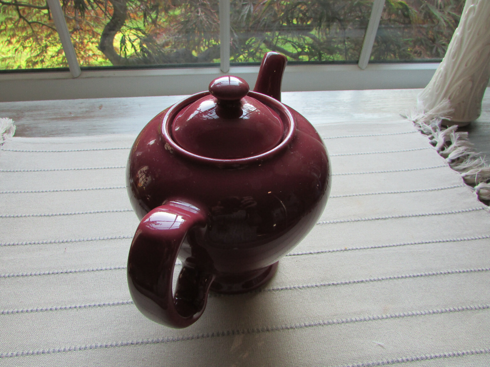 VTG HALL MCCORMICK TEAPOT MAROON MCCORMICK TEA BALTIMORE MD USA eBay