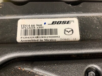 08 09 10 11 12 Mazda CX9 CX-9 BOSE SUBWOOFER OEM TD1466960 | eBay
