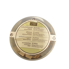 Stampin  Up NEW - RETIRED Embellishments WOOD ELEMENTS 132258