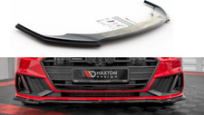 Diffusore Anteriore Sdoppiatore V1 Maxton Design per AUDI S7 C8 / A7 C8 S-LINE SPORTBACK
