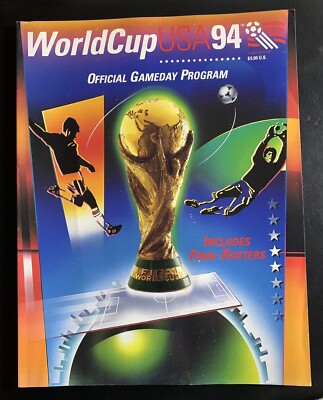 1994 USA World Cup Offical Gameday Program. Local Boston edition