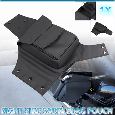 Right Saddlebag Pouch Guard Bag Fit For Harley Electra Tour Glide Road King FLHR