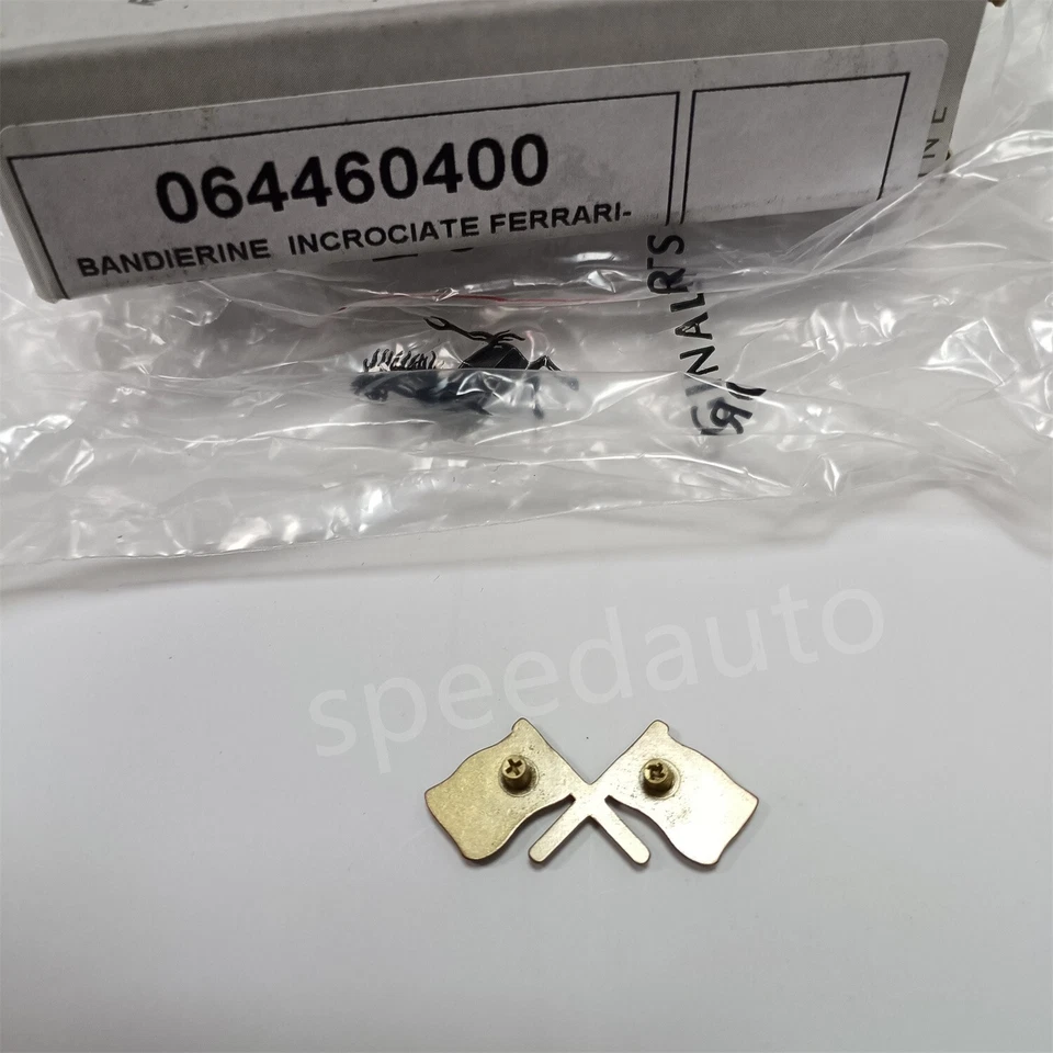 Ferrari 355 360 430 599 612 Pininfarina Banderas Insignia 35mm Banderas Cruzadas #64460400 Foto 4 de 4