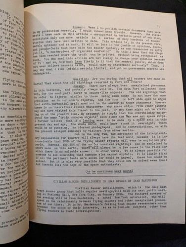 Vintage February 1955 Book 2 NEXUS Moseley UFO Magazine SAUCERS - Picture 4 of 5