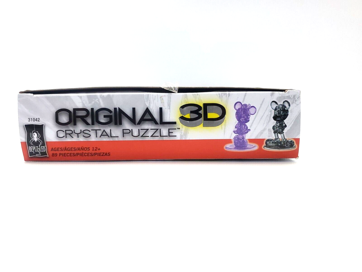 Disney Mickey Minnie Mouse Original 3D Crystal Puzzle