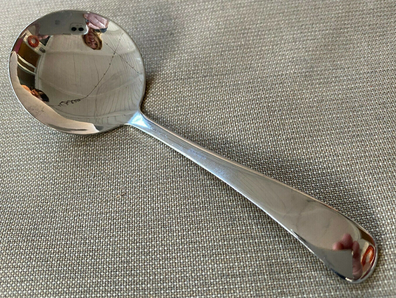 Silver Chrome Plated Miniature Ladle Made in England Classic Gravy Sauce 4 7/8"