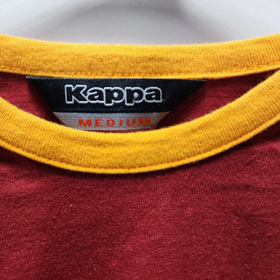 Camiseta Kappa Roja/Naranja Logo Auténtica Estessi Talla Mediana  Foto 4 de 4