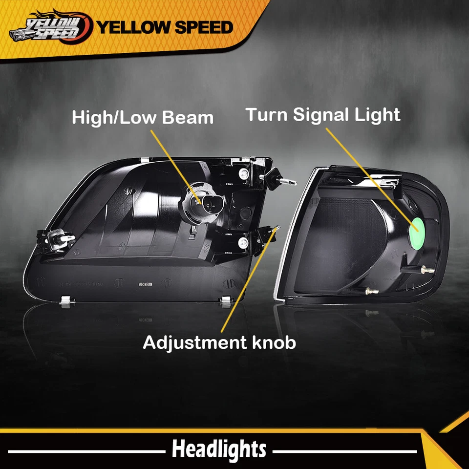 Faros de estacionamiento + luces de señalización aptos para Ford F150 Expedition 1997-2003 Foto 3 de 4