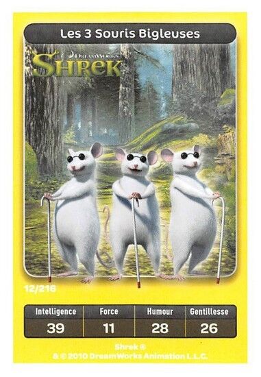 Card Carrefour Dreamworks N°3/216 - Shrek