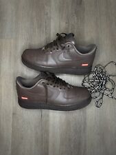 Nike Supreme x Air Force 1 Low Box Logo - Baroque Brown for Nike Supreme x Air Force 1 Low Box Logo - Baroque Brown for