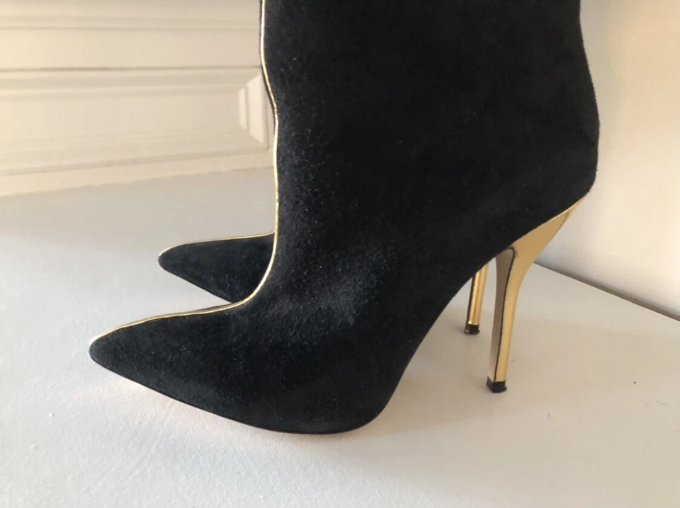 Paul Andrew черные замшевые сапоги до колена, 39,5/8,5-9 США - Изображение 4 из 4