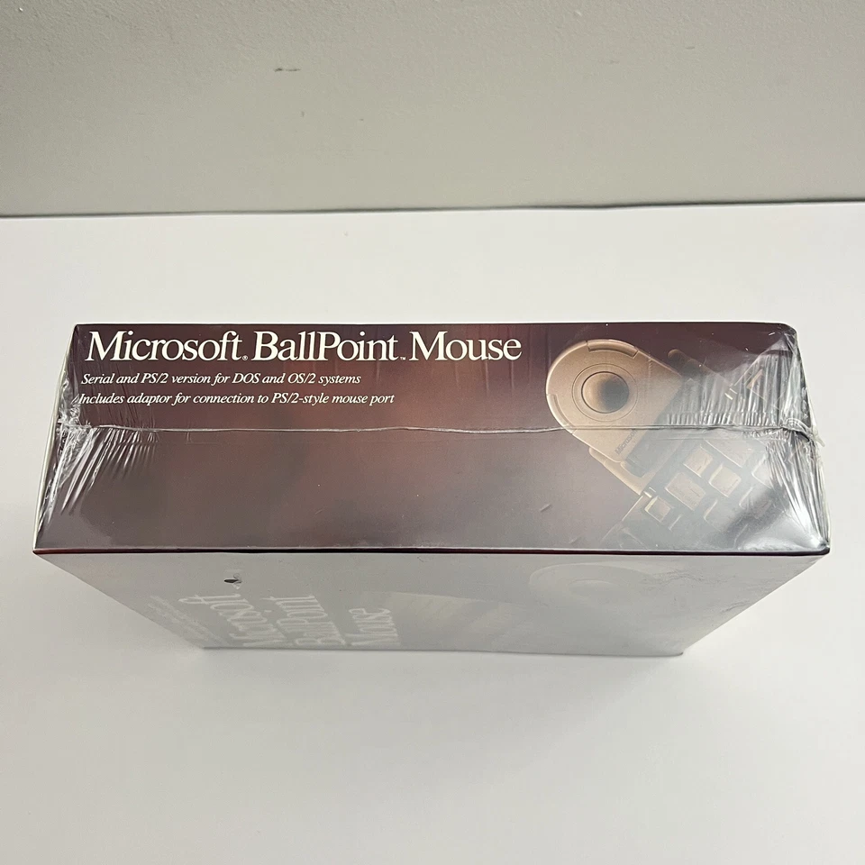 Vintage Microsoft Ballpoint Mouse 1990 Complete NEW SEALED - Image 2 of 4