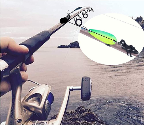 Fishing Hook Keeper Fishing Rod Hook Holder with 3 Different Rubber Rings Fish R - Picture 6 of 6