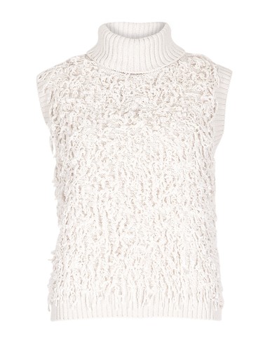 Front Polo Neck Sleeveless Jumper 