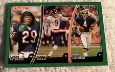 2007 Topps Total Green Robbie Gould Brad Maynard Adrian Peterson #25 Card