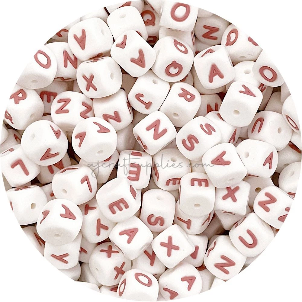 Silicone letter best sale beads