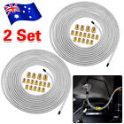 <!--F#f_0-->2 Packs 3/16 inch Brake Line Kit 25Ft Tube Rolls Zinc Steel with 32 Fittings AU<!--F/-->