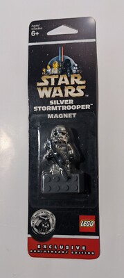 LEGO Star Wars 852737 - Silver Stormtrooper - SEALED FRIDGE MAGNET 