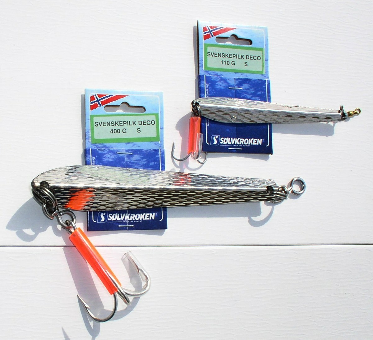 SOLVKROKEN Svenskepilk Bergmann Pilker Norwegenpilker Jökel Deco V.75g - Foto 8