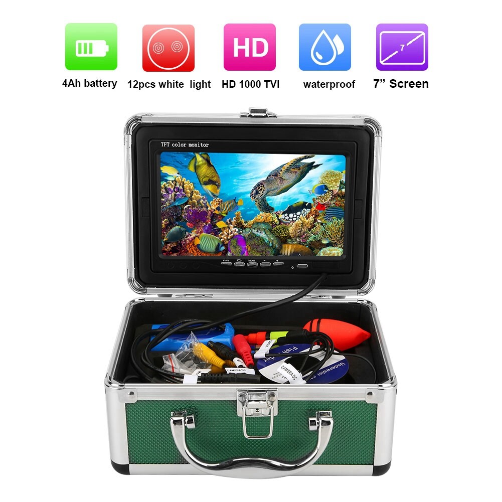 Unterwasserkamera Angeln 4,3 Zoll - Fischfinder Mit 15m Kabel HD Farbe
