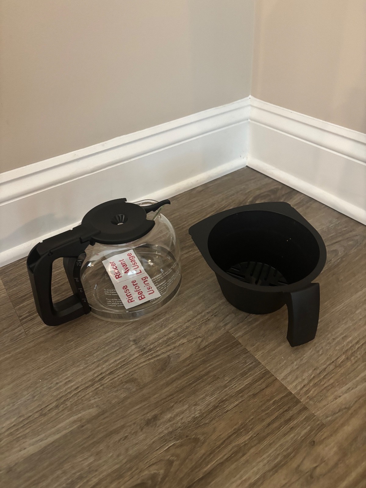 Spare Carafe and Filter Basket for BUNN Speed Brew Select 10-Cup Coffee Maker