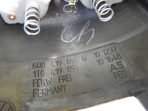Volante VW Polo 9N 9N3 cuero 4 radios 6Q0419091G airbag 1T0880201A original - Imagen 7 de 7