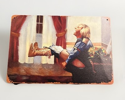 Dumb And Dumber Funny Bathroom Scene 12 X 8  Metal Sign - New