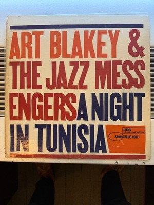 ART BLAKEY ''A NIGHT IN TUNISIA'' BLUE NOTE BST-84049 LIBERTY LP RVG