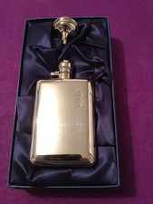 Hallmarked Silver Hipflask..