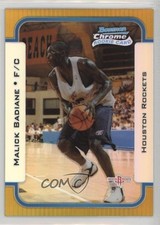2003 Bowman Rookies & Stars Chrome Gold Refractor 1/50 Malick Badiane #128 1d3a