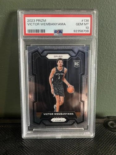 2023-24 Panini Prizm - Victor Wembanyama #136 (RC) - PSA 10