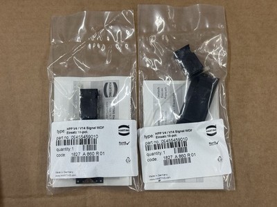 Lot of 2 - Harting 09455459010 HPP V4 / V14 Signal WDF 10 Pole Connector - New
