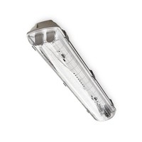 Hemi Tube Grau, Hermetische Lineare Leuchte, 1X 36W, G13 T8