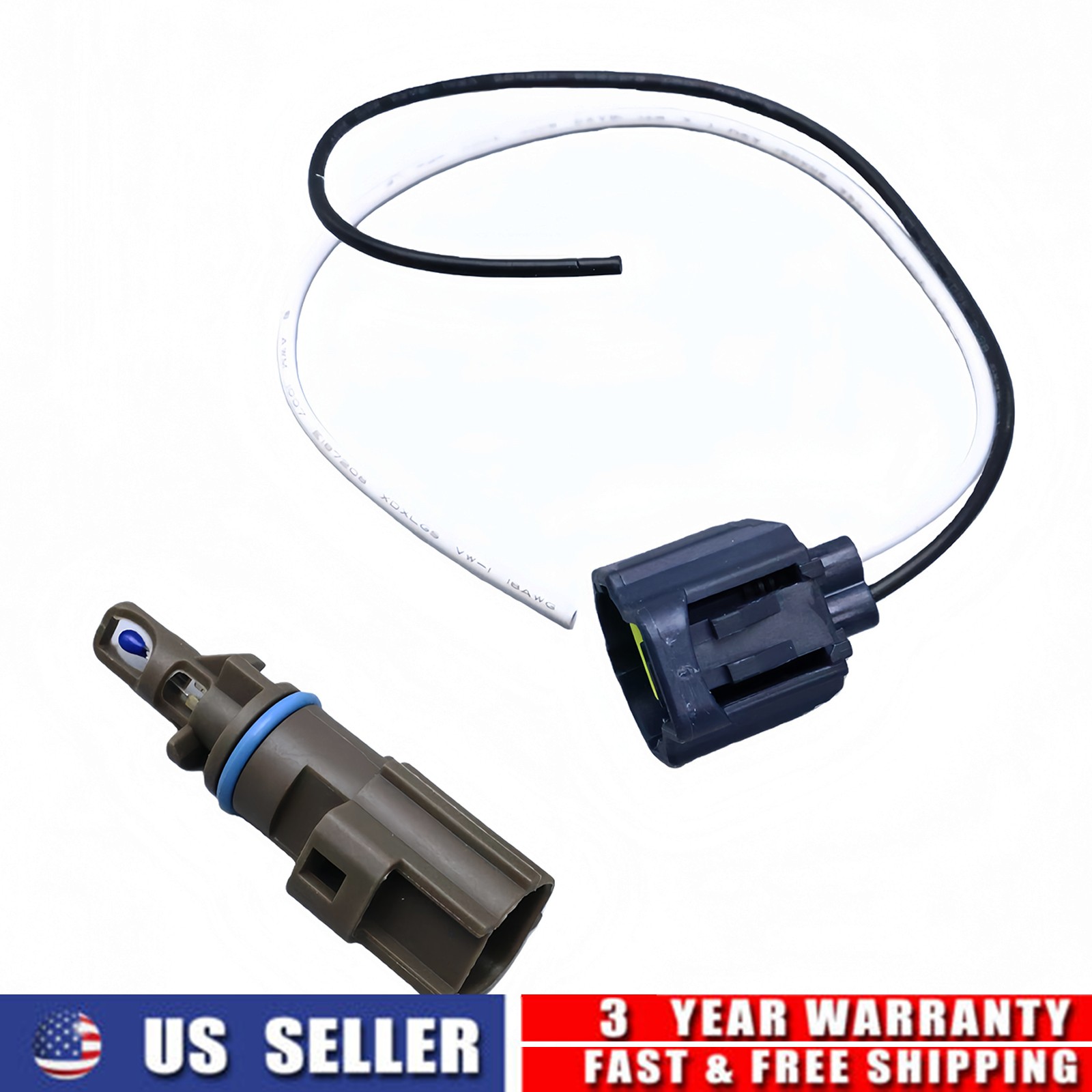 Intake Air Temp Sensor W/Connector For Ford F150 3.0L F250 F350 F450 F550 6.7L thumbnail 11