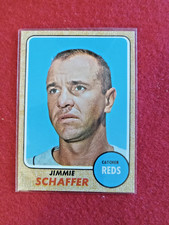 1968 Topps Baseball Card #463 JIMMIE SCHAFFER Reds  NRMT