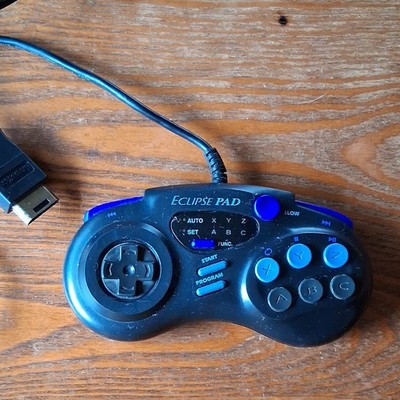 Eclipse Pad Wired Controller with Programmable Buttons - Black/Blue