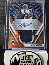 2023 Panini Phoenix - Rookie Auto Jersey Deuce Vaughn #RAJ-DV Orange /149