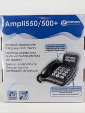 NIB Geemarc Ampli 550/500 Amplified Telephone with Talking keys  Caller ID