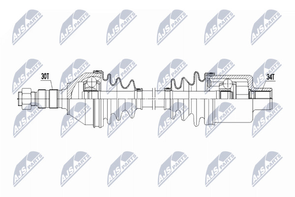 NTY Antriebswelle NPW-PL-172 FüR Opel-image