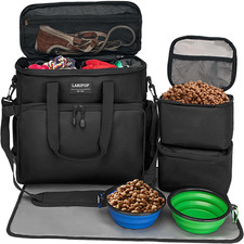 Dog Travel Bag Airline Friendly for Small Medium Large Dogs, Pet Travel Organize