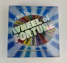 Wheel of Fortune Board Game  Pressman 25th Anniversary Ed Bonus Puzzles 2007 NEW