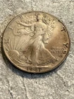 1947  50c Walking Liberty Half Dollar - RAW - Toned / Nice Original Coin