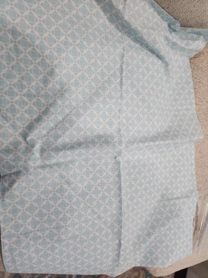 100% Cotton Trellis 2 Piece Pillowcase Set Blue A7
