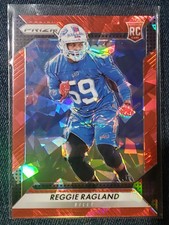 REGGIE RAGLAND 2016 PRIZM FOOTBALL RED CRACKED ICE RC /75 BUFFALO BILLS