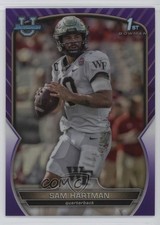 2022 Bowman U Chrome Purple Refractor /399 Sam Hartman #51 1q03