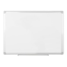 MasterVision Whiteboard Earth, Melamine Dry Erase Board, 18" x 24", Double si...