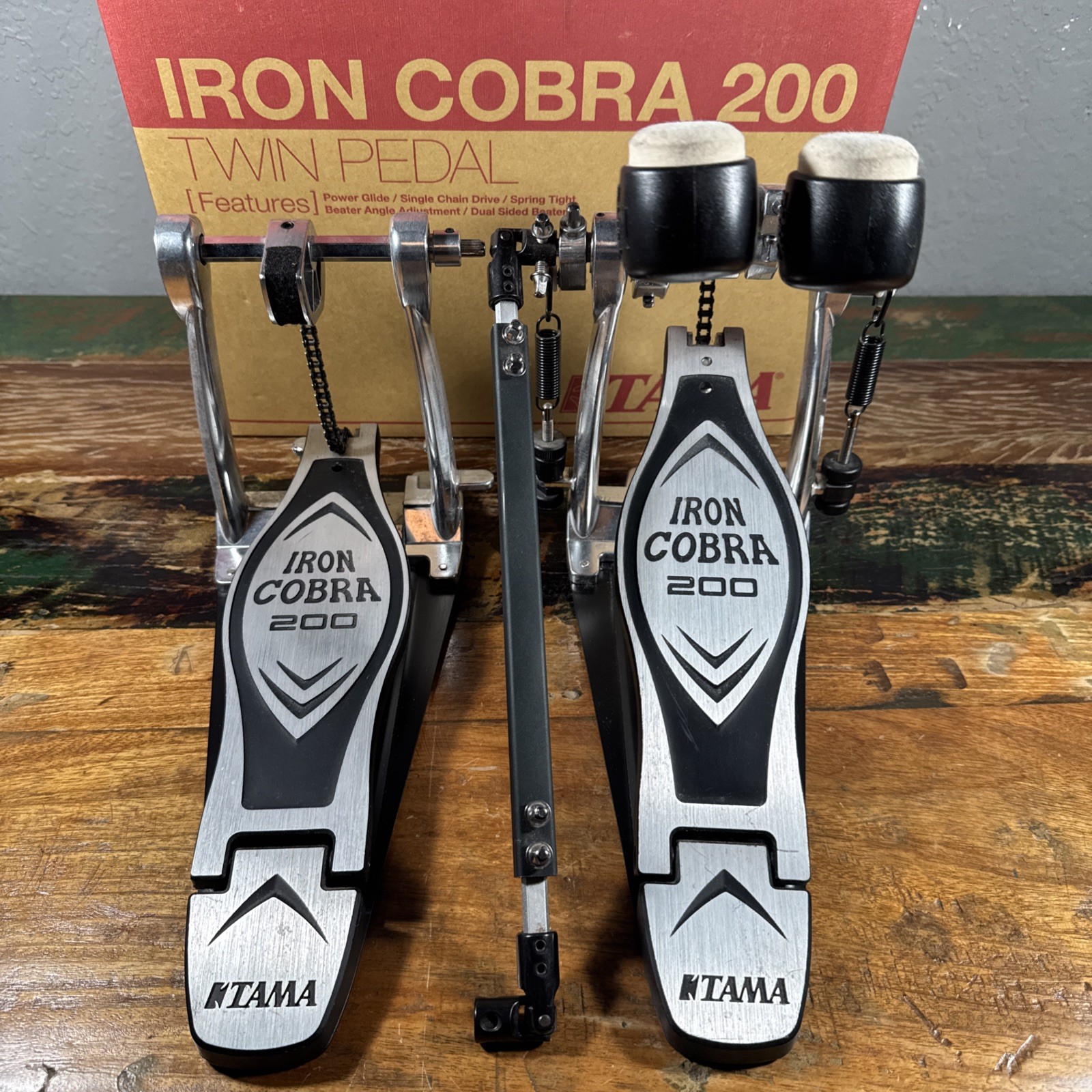 TAMA Iron Cobra 200 Power Glide Twin Pedal (HP200PTW)