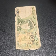 Poland 50 Zlotych Banknote 1988 Circulated Serial GE 7461563