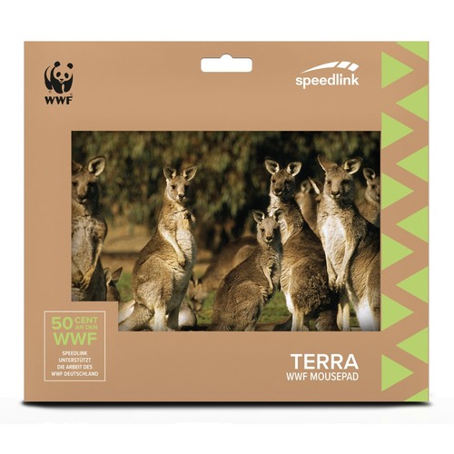 Speedlink WWF Mouse-Pad Känguru Maus-Pad Tier-Motiv Tier-Baby flach Rutschfest - Afbeelding 2 van 2