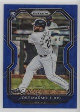 2021 Panini Prizm Tier II Blue Wave Prizm 48/60 Jose Marmolejos #175 0q3